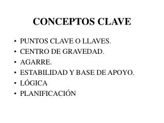 conceptos clave