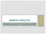 Birinci Bölüm - slide 1