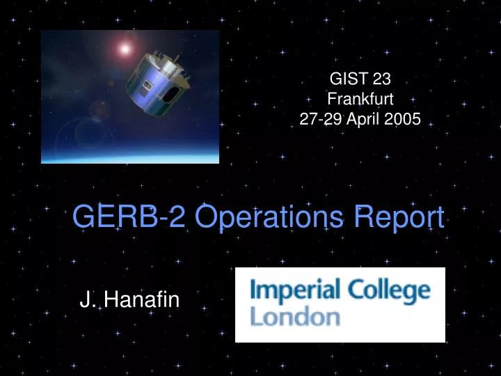 gerb 2 operations report