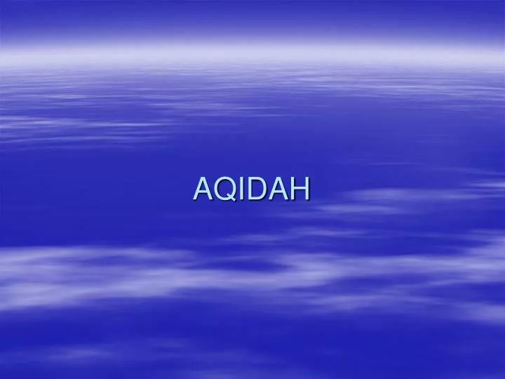 aqidah