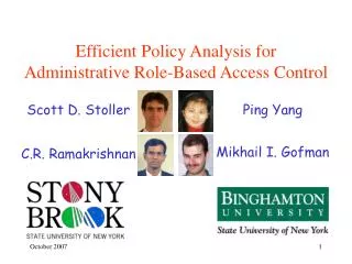 Efficient Policy Analysis for Administrative Role-Based Access Control