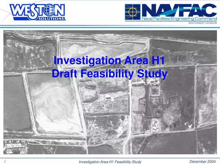 investigation area h1 draft feasibility study