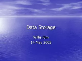 Data Storage