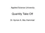 Quantity Take Off - slide 1