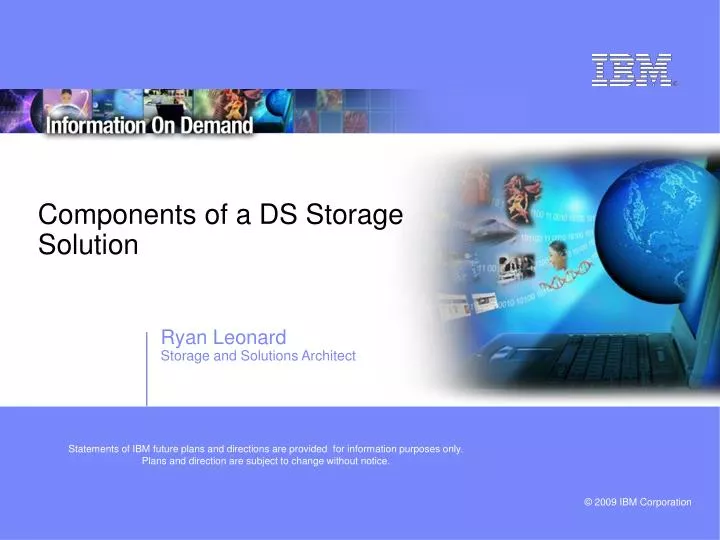 components of a ds storage solution