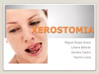 xerostomia