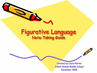 Figurative Language Note-Taking Guide