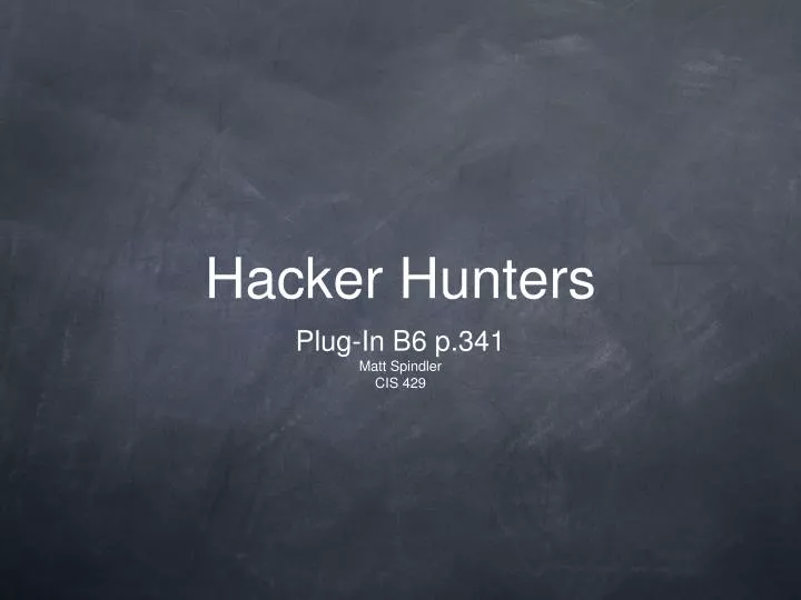 hacker hunters
