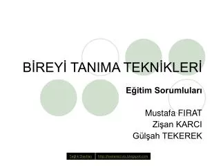b rey tanima tekn kler