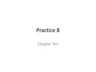 Practice 8