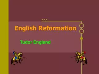 English Reformation