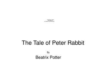 The Tale of Peter Rabbit