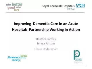 Improving Dementia Care in an Acute Hospital: Partnership Working in Action