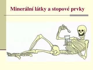 miner ln l tky a stopov prvky