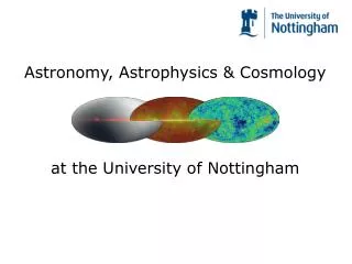 Astronomy, Astrophysics &amp; Cosmology