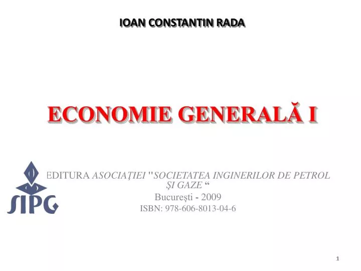 economie general i
