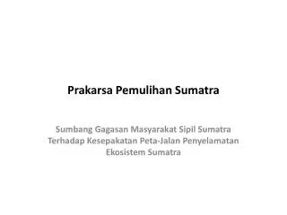 prakarsa pemulihan sumatra