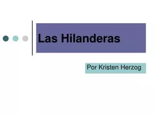 las hilanderas