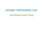 ADOBE FİREWORKS CS5 - slide 1