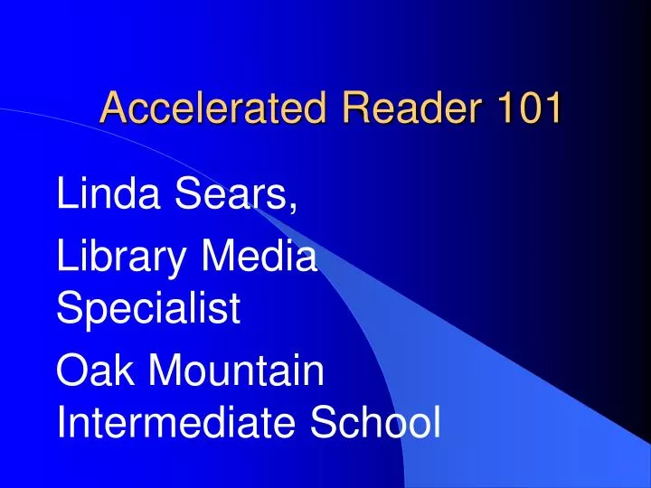 accelerated reader 101