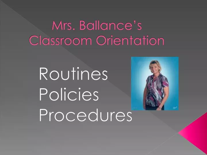 mrs ballance s classroom orientation
