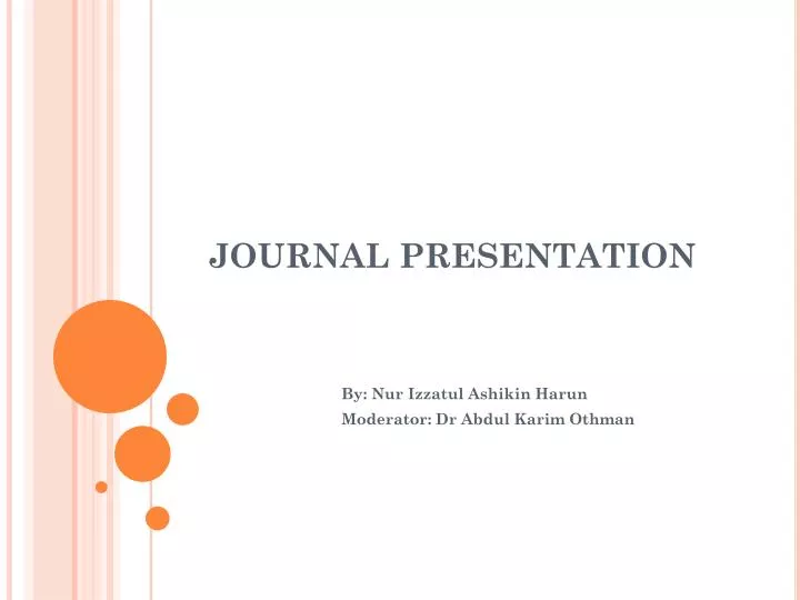 journal presentation