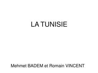 la tunisie