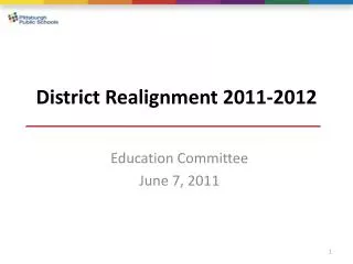 District Realignment 2011-2012