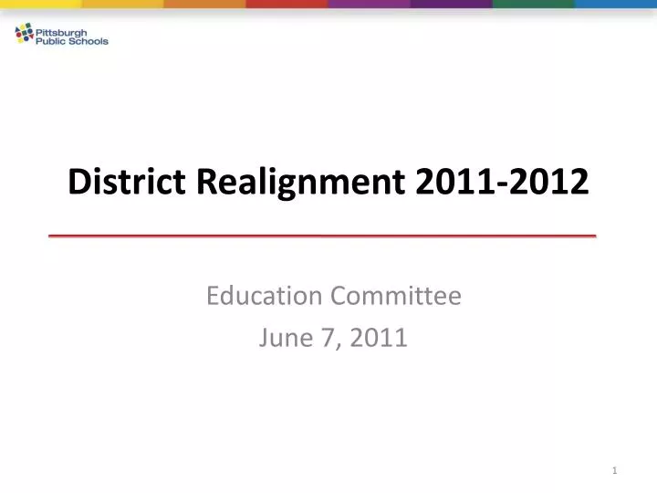 district realignment 2011 2012