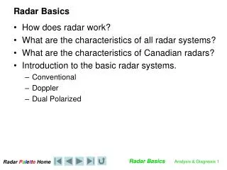 Radar Basics
