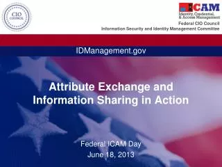 Attribute Exchange and Information Sharing in Action