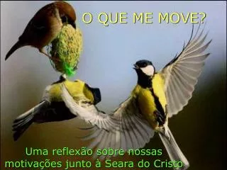 o que me move
