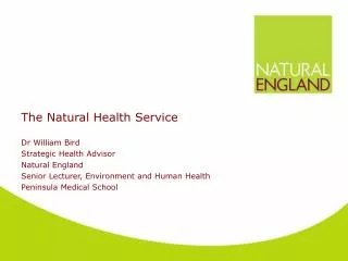 The Natural Health Service