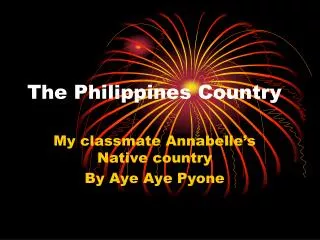 The Philippines Country