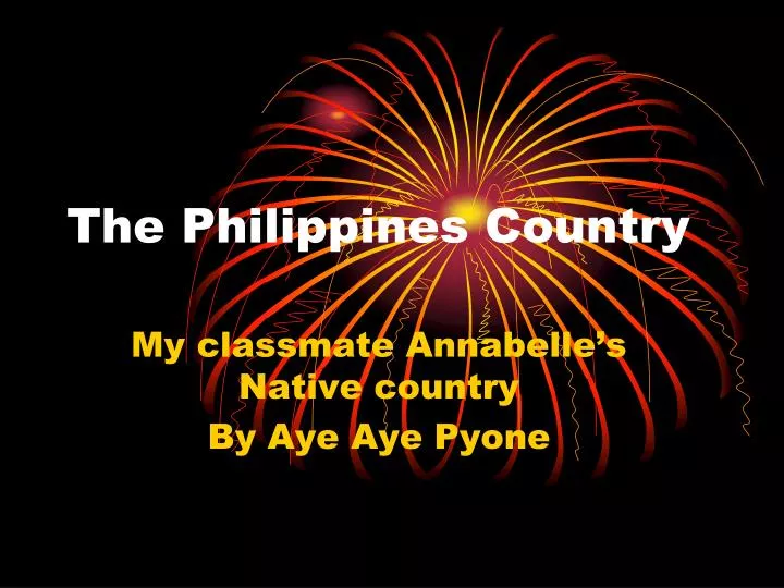 the philippines country