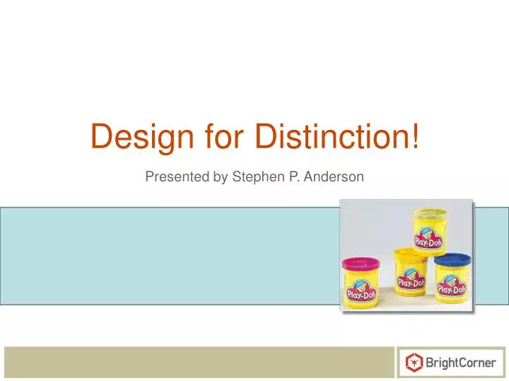 design for distinction