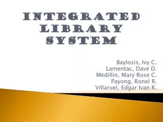 Integrated Library System
