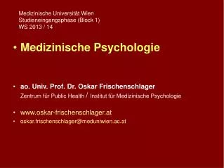 medizinische universit t wien studieneingangsphase block 1 ws 2013 14