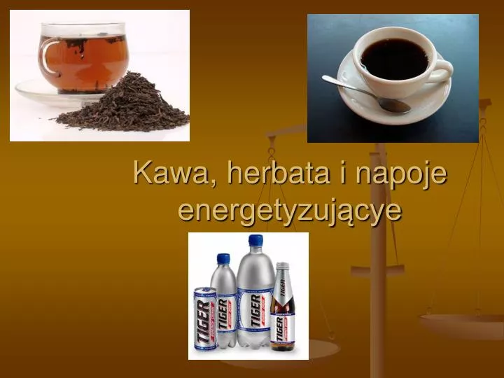 kawa herbata i napoje energetyzuj cye