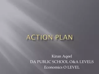 ACTION PLAN