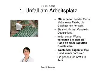 2013 2016 arbeit 1 unfall am arbeitsplatz