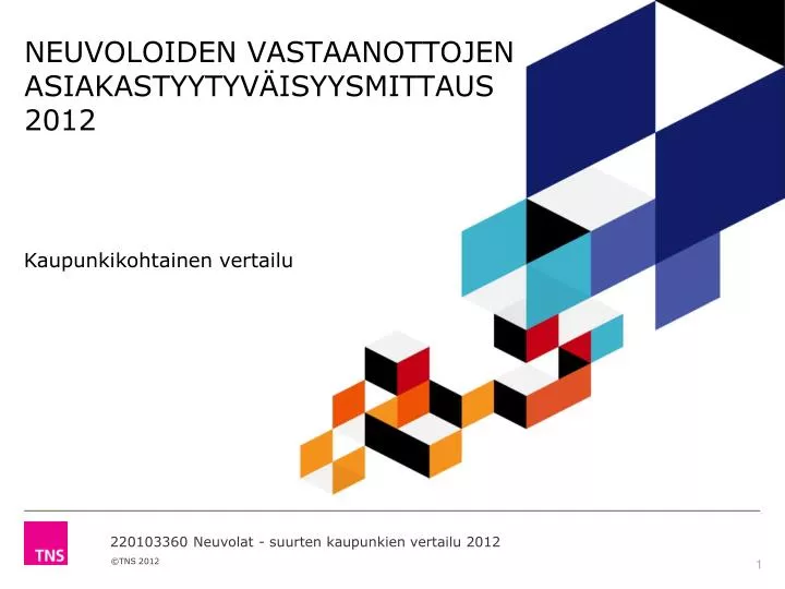 neuvoloiden vastaanottojen asiakastyytyv isyysmittaus 2012