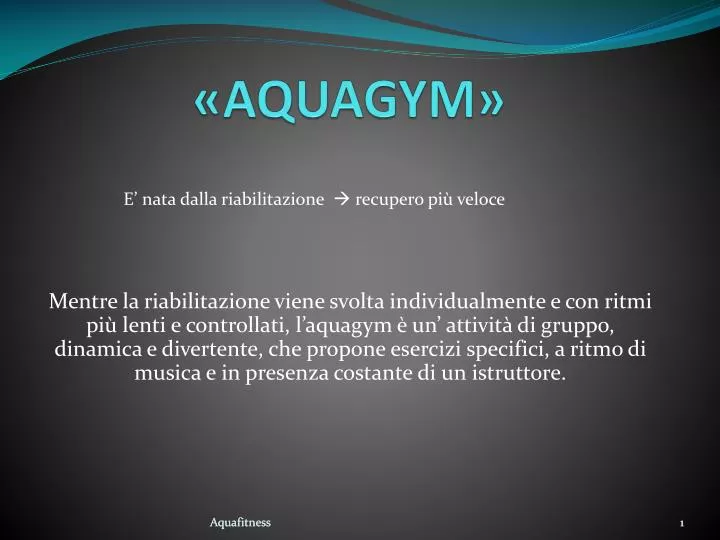 aquagym