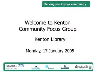Welcome to Kenton Community Focus Group