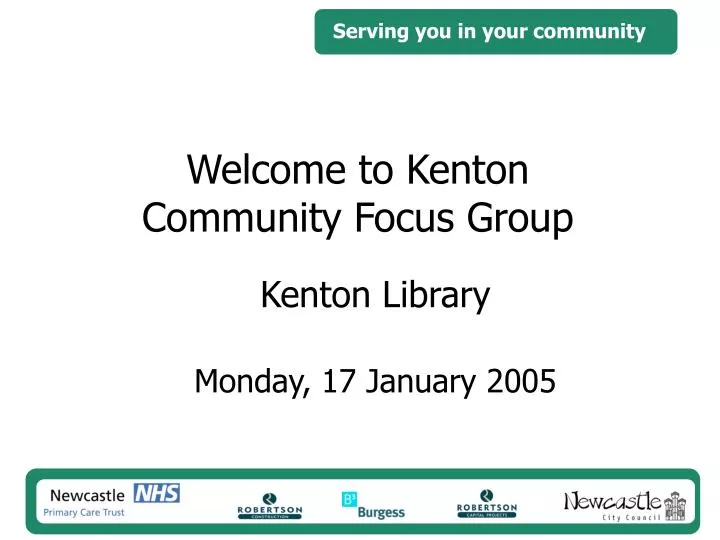 welcome to kenton community focus group
