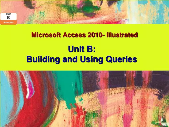 microsoft access 2010 illustrated