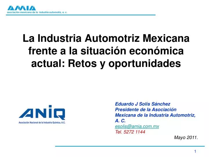 la industria automotriz mexicana frente a la situaci n econ mica actual retos y oportunidades