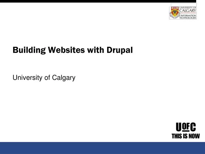 building websites with drupal