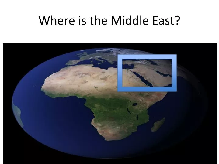 where is the middle east