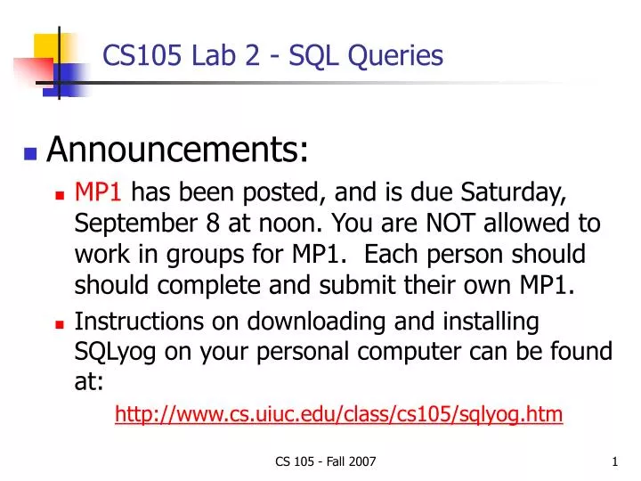 cs105 lab 2 sql queries